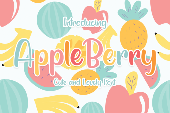 Apple Berry: A Friendly Display Font for Editorial Design