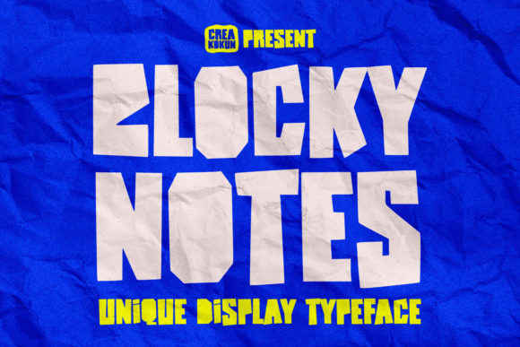 Blocky Notes: A Display Font That Grabs Attention—Without Screaming