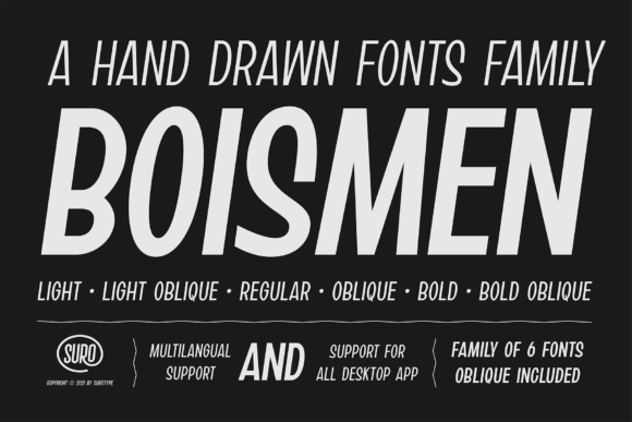 Boismen: A Bold Display Font That Commands Attention Online