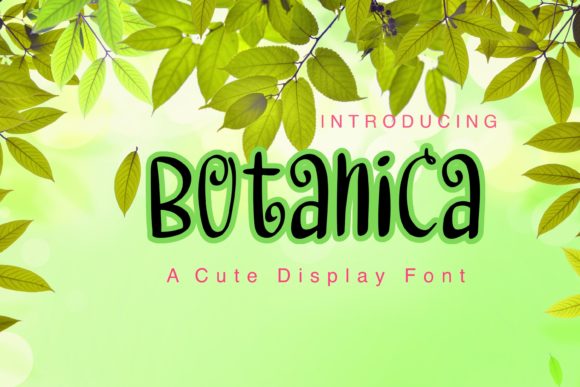 Botanica: A Whimsical Display Font for Warm, Scroll-Stopping Campaigns