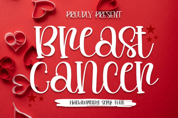 “Breast Cancer” Display Font for Bold Digital Branding