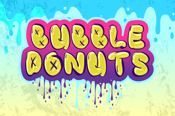 Bubble Donuts: A Display Font That Builds Brand Personality