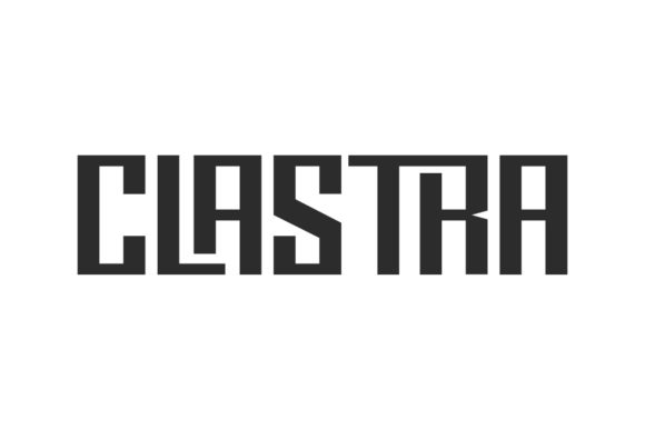 Clastra: A Robotic Display Font That Commands Attention