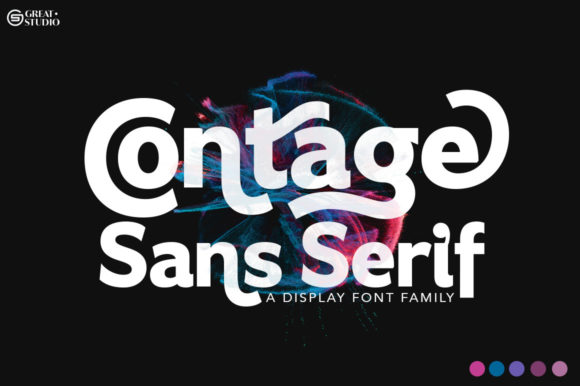 Contage: A Clean, Modern Display Font That Just Works