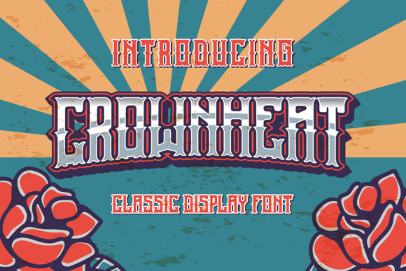 Crownheat Display Font for Handmade Brands & Craft Projects