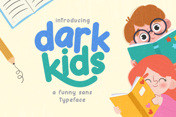 Dark Kids: A Friendly Display Font for Web Designers