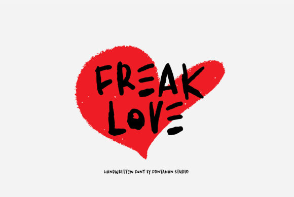 Freak Love: A Display Font That Grabs Attention—Without Screaming