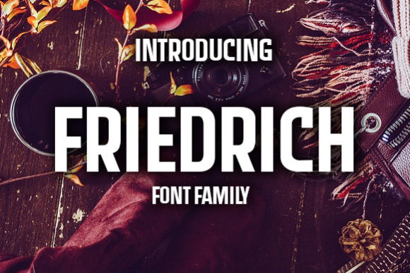 Friedrich: A Bold Display Font for Scroll-Stopping Marketing