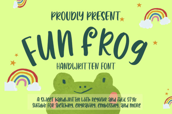 Fun Frog: A Display Font That Makes Your Headlines Pop