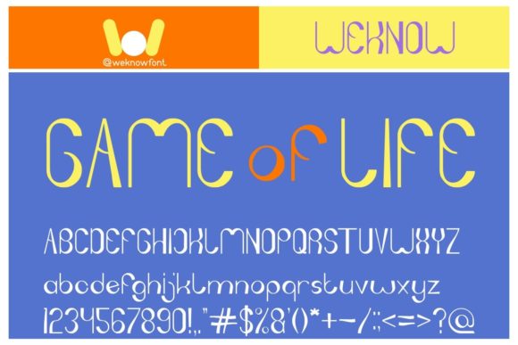 Game of Life: A Techno Display Font That Elevates Digital Branding