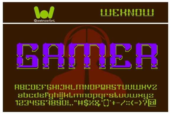 Gamer Font: A Bold Display Typeface That Commands Attention