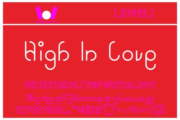 High in Love: A Display Font That Delivers Whimsy Without Sacrificing Clarity