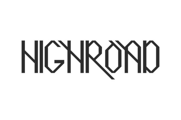 Highroad Display Font for Handmade Creators