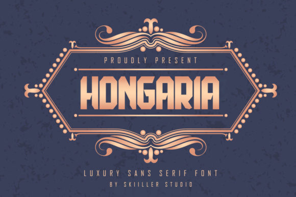 Hongaria: A Vintage Display Font for Editorial Impact
