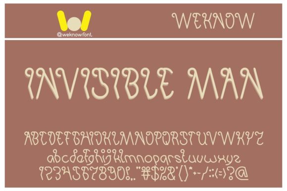 Invisible Man: A Display Font That Makes Your Brand Stand Out
