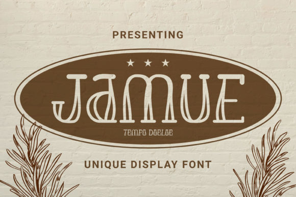 Jamue: A Display Font That Makes Your Brand Feel Human