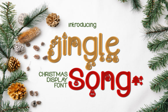 Jingle Song: A Festive Display Font That Makes Your Brand Shine
