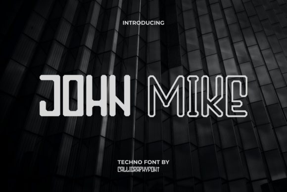 John Mike: A Sci-Fi Display Font That Lands Just Right