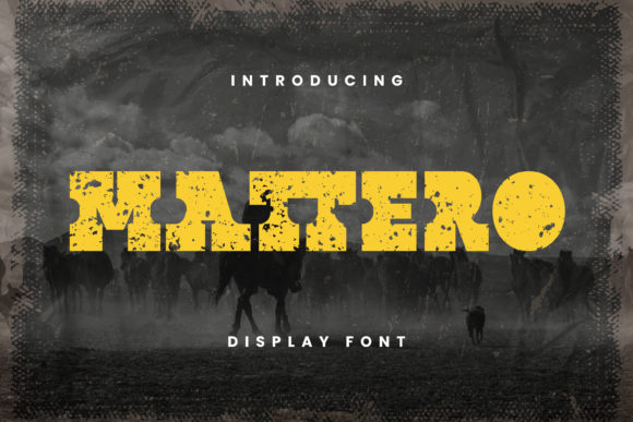 Mattero: A Display Font That Earns Its Space