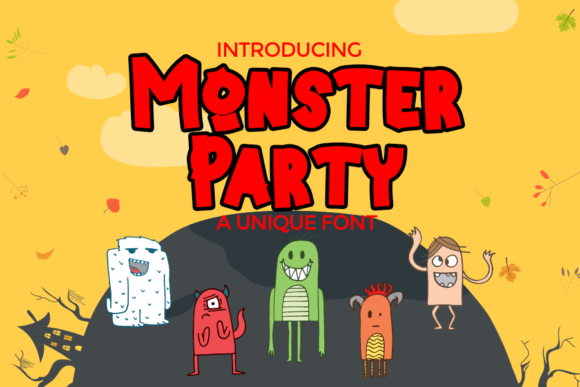 Monster Party: A Playful Display Font for Digital Brands