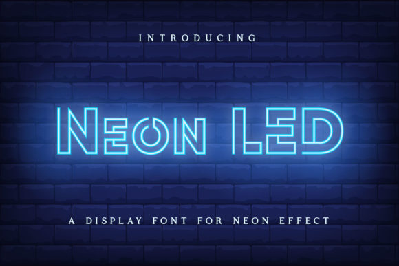 Neon Led: A Display Font That Grabs Attention—Strategically