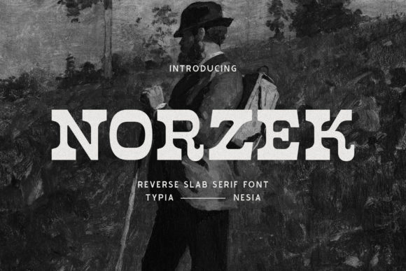 Norzek: A Bold Display Font That Cuts Through the Feed