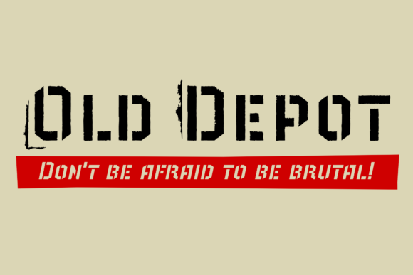 Old Depot: A Display Font with Editorial Weight and Warmth