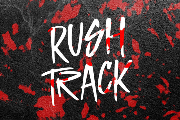 Rush Track: A Graffiti-Styled Display Font for Editorial Impact