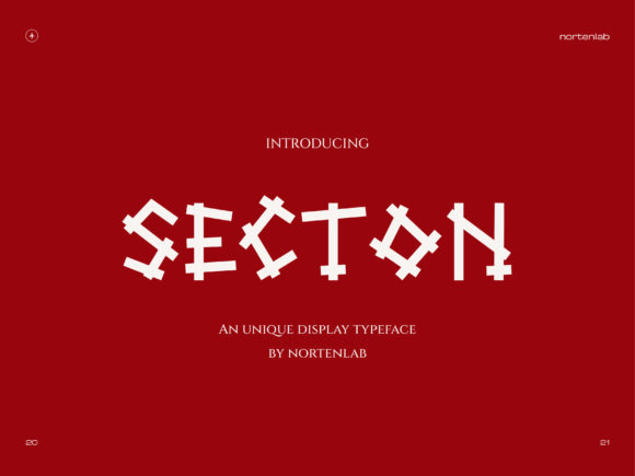 Secton: A Display Font That Anchors Editorial Mood