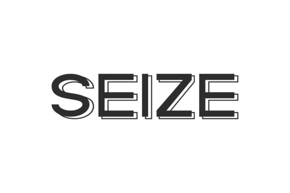 Seize: A Bold 3D Display Font for Editorial Impact
