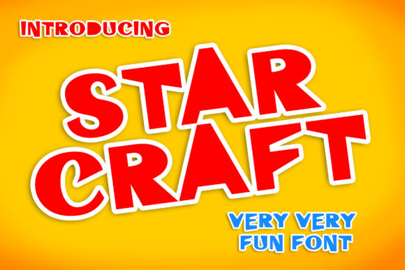 Star Craft: A Friendly Display Font for Digital Design