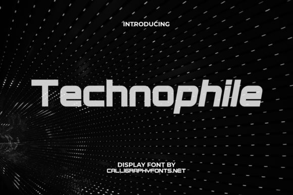 Technophile Display Font for Bold, Professional Branding