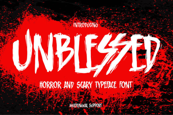 Unblessed: A Display Font That Speaks Before You Read
