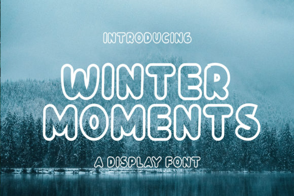 Winter Moments Display Font for Handmade Creators